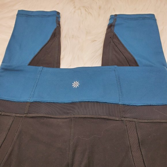 NWOT Athleta Blue Elevation 7/8 Leggings - Picture 6 of 7
